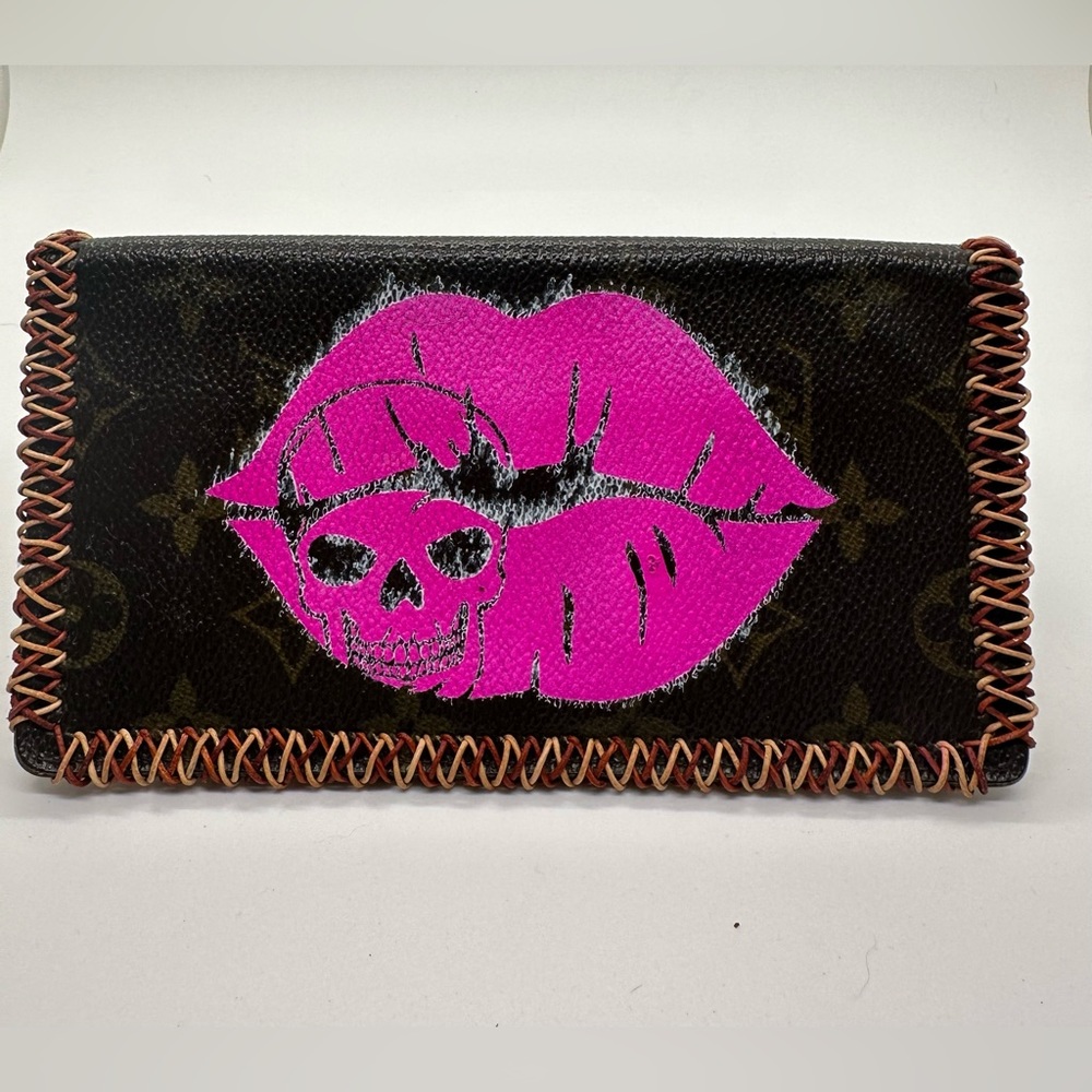 Upcycled Louis Vuitton Long Wallet